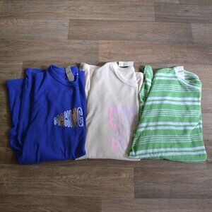 NWT Aerie Linen Short Sleeve T-shirts Top Bundle Set of 3 Set